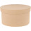 Oval Kraft Paper Cookie Box 18x13x10cm, Multi-Function Paper Cookie Container 1