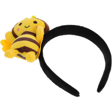 Cute Plush Bee Headband for Girls Halloween Party Accessory Realistic Bee Hair Band Soft Gentle Material