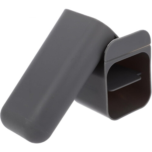 2 Pcs Adhesive Plastic Pencil Holders Desk Organizer with Rectangular and Double-Layer Square Design