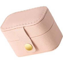 Mini-Aufbewahrungsbox aus PU-Leder für Ringe und Ohrringe, kleines Schmuckkästchen