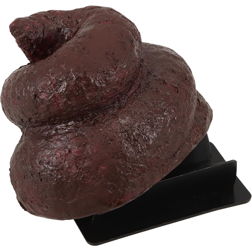 Outdoor Poop-Shaped Resin Key Holder Box For Garden And Yard Decorative Key Storage Hider 8781025038378