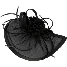 Elegant Blue Mesh Tops Hat for Women Lightweight Fascinator Headdress Comfortable Banquet Wedding Party