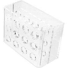 Stiftehalter aus Acryl mit 12 Fächern, Organizer für Make-up-Pinsel, Schreibtischaufbewahrung