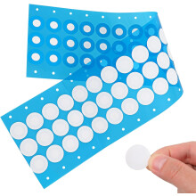 60 stuks zelfklevende filterplaatjes van EPSFE voor paddenstoelenteelt, geschikt voor monotubfiltratie en weefselkweek.