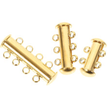 Schmuck-Layering-Verschlüsse, 3-teiliges Set aus Edelstahl für Halsketten und Armbänder, geeignet für mehrreihige DIY-Schmuckkreationen