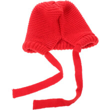 Warm Beanie Hat for Women Fleece Lined Knit Cap with Ear Protection for Outdoor Activities and Cold Red