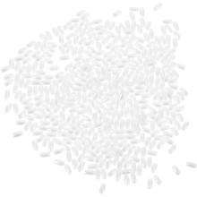Simulated Pearl Beads 3x6mm White Rice-Shaped DIY Jewelry Beads for Bracelet and Necklace Making