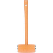Fleischhammer, Küchenhammer, doppelseitiger Fleischklopfer aus Holz