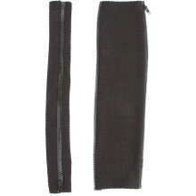 Dicke, schwarze, elastische Armlehnenbezüge für Bürostühle, Größe L (45 cm), komplett umschließend, schützendes Paar