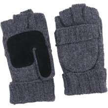 Dicke Winterstrickhandschuhe mit halben Fingern für Sport und Gewichtheben, strapazierfähiger Handgelenkschutz