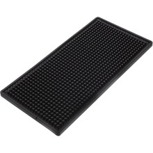 Rutschfester Becheruntersetzer, praktische Bechermatte, rechteckig, aus verdicktem Silikon-PVC, verschleißfest
