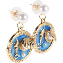 Ohrringe aus Muschelschalen für Damen, Boho-Stil, baumelnd, ethnisch, einzigartig, modisch, klassisch