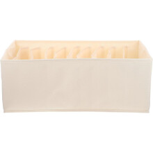 Kleiderschrank-Organizer Jeans-Aufbewahrungskorb Beige Oxford-Stofffach