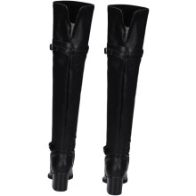 Dicke, kniehohe Stiefel mit hohem Absatz für Damen, rutschfeste Gummisohle, Herbst/Winter, Outdoor