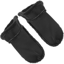 Samtgefütterte Überschuhe für Schuhe mit Löchern, flauschige, warme Einlagen, herausnehmbare, bequeme Clogs, flauschig für kaltes Wetter