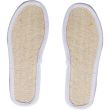 Luffa-Einlegesohlen mit Dämpfung für Damen- und Herrenschuhe – atmungsaktive, saugfähige Fußpolster für Sport und Alltagskomfort