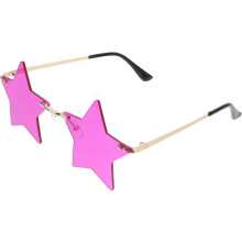 Gafas con forma de estrella, divertidas gafas de sol para fiestas, accesorios para gafas, diseño único.