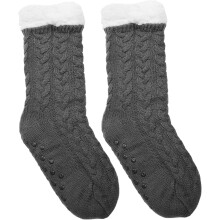 Fleece-Socken für den Winter, warme, flauschige Socken aus Thermomaterial für Damen, geeignet für Teppichböden zu Hause