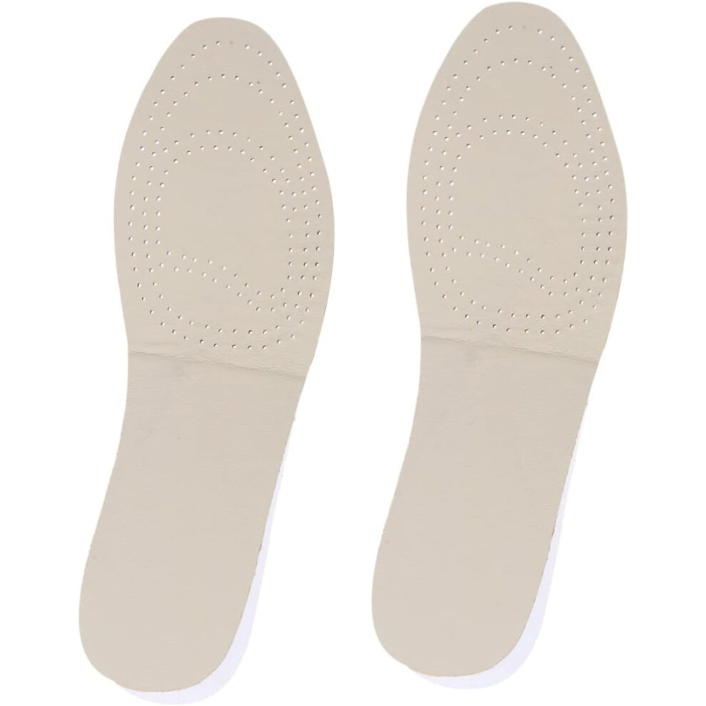 Hkhbjs 1Pair Cow Leather Height Increase Insoles Lift Shoe Pads