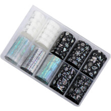 Kerstnagelstickers, lasermanicure stickers, gellakversieringen