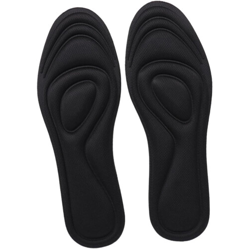 Comfortable Cuttable Sponge Insoles for Women Men Breathable Exercise Inserts Massaging Effect