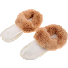 Plush Shoe Cover Warm Fuzzy Insoles for Winter Men Women Ssize Soft Material for Indoor Outdoor Use