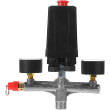 Einloch-Druckminderungsventil mit 20-mm-Anschluss, Barometer, Sicherheitsventilhalterung, schwarz, einfach zu bedienen