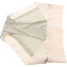 Seidig weicher, mittelhoher Damen-Bikini-Slip mit Stretchanteil, Baumwollzwickel, hellgrün, Größe XL, für bequemen Tragekomfort im Alltag