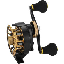 Right Hand Metal Spool Fishing Reel 6+1 Ball Bearings Saltwater Spinning Reel