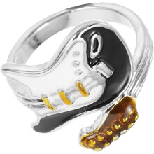 Herren-Modering, Gitarrenring, Punk-Schmuck für Musikfestivals und Partys