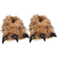 Kuschelige Plüschpantoffeln für Damen und Herren, warm und flauschig, 28 cm, ideal für drinnen und den Winter. Unisex-Hausschuhe für drinnen.