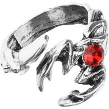 Offener, verstellbarer Skorpionring im Vintage-Punk-Stil für Herren, Modeschmuck im Gothic-Hip-Hop-Stil