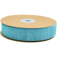5 cm breites, nicht elastisches, blaues Flockband aus Stoff, Geschenkband, DIY-Materialien, Plüsch- und Samtstoff