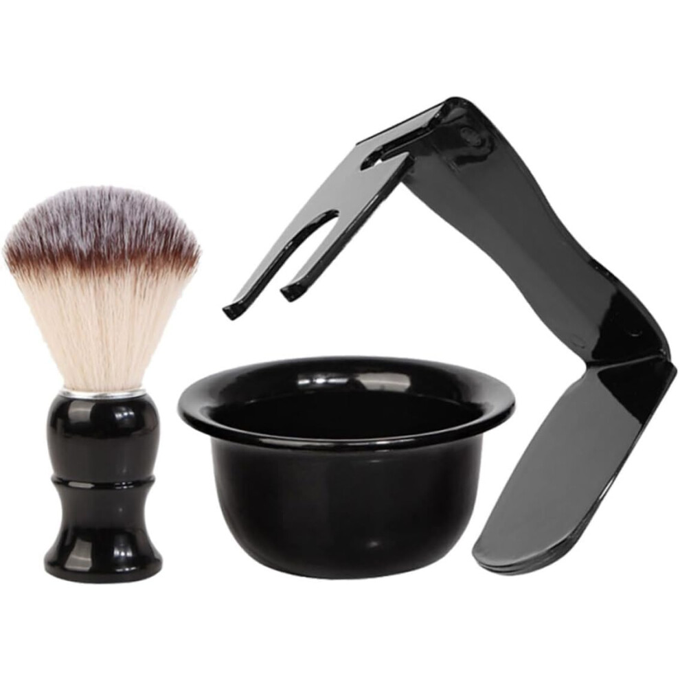Hkhbjs Beard Set Shaving Brush Kit Shaving Bowl And Brush Stand For Razor Holder Travel Shaver Barber Kit