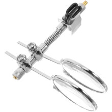 25-mm-Doppellinsen-Cliplupe für Uhrmacher und Schmuckreparaturen