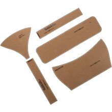Mal til DIY-veske, papir uten kutt, sysett for håndverk, veskemønstre for sying, håndtaksmal til veske
