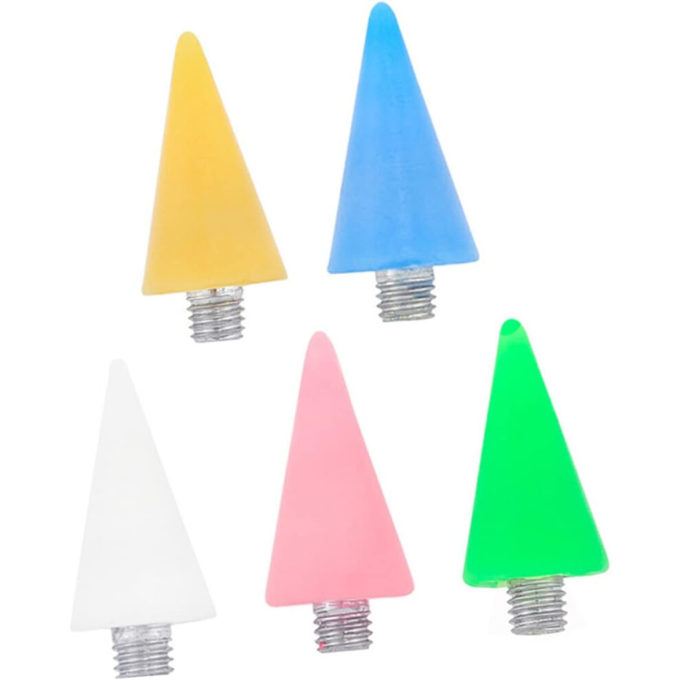 Hkhbjs 1Set Acrylic Nail Art Dotting Pen Replacement Tips Useful