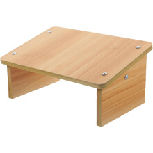 Taburete reposapiés de madera para oficina y hogar. Pequeño taburete con reposapiés para debajo del escritorio.