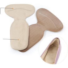 Heel Cushion Gel Insoles Flannel for Shoe Insoles Walking Pads Gel Cushion Heel Spur Pads