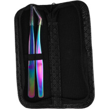 1 Set Wimpernpinzette aus Edelstahl, Make-up-Klemme für Wimpernverlängerungen, Präzisionspinzette