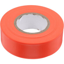 High Visibility Orange Flagging Tape Made of Sturdy PVC for Safety Boundary Marking and Outdoor Versatility