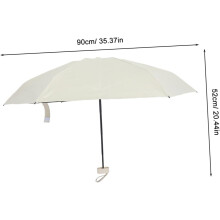 Kompakter Faltbarer Regenschirm mit UPF 50+ UV-Schutz, kleiner tragbarer Sonnen- und Regenschirm für Damen, ideal für Reisen, Mini-Taschenschirm