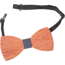 Houten vlinderdas voor heren, lichtgewicht, rustiek, elegant modeaccessoire.