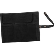 Aufbewahrungstasche für Uhrenarmbänder und Uhrenorganizer-Etui, schwarze Nylon-Reiseaufbewahrungsrolle für