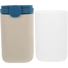 Spazzolino portatile, dentifricio, custodia da viaggio, colore blu isola, scatola per spazzolino portatile