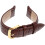 Cowhide Adjustable Watch Strap Brown High-end Stylish Comfortable Universal Quick Release Watch Band 1