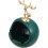 Ceramic Decorative Key Storage Box Green Tabletop Ornament with Smooth Workmanship 1