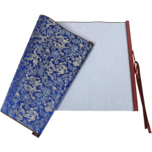 Chinesische Kalligrafie-Schriftrolle, wiederverwendbares Brokat-Schreibtuch, leeres Schriftrollenpapier, 38 x 65 cm