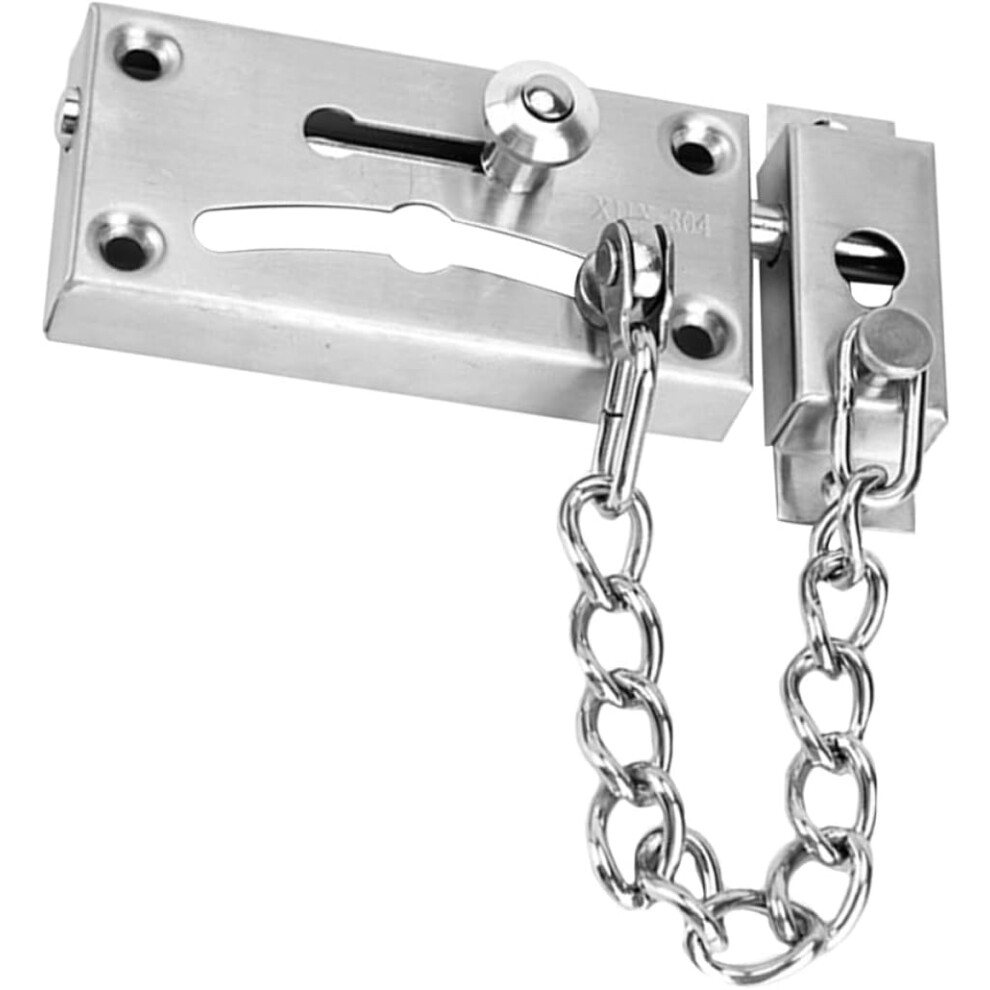 Drill Chain Door Guard Stainless Steel Theft Security Lock 5455468329340