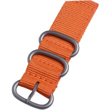 20mm nylonový řemínek na hodinky, pletený popruh, robustní náhradní řemínek pro muže a ženy, oranžový sportovní náramek